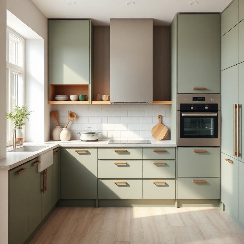 Reforma de cocina con muebles a medida y aprovechamiento del espacio en Sants, Barcelona, por Llar Nova